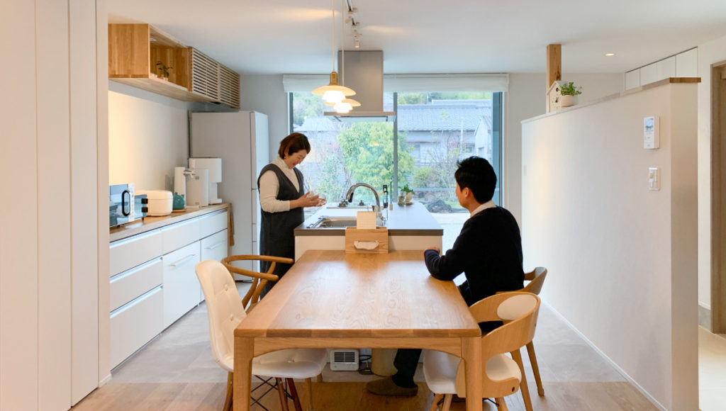 平屋イメージ　家族とのコミュニケーション